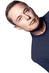 Elon Musk peeking